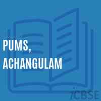 Pums, Achangulam Middle School Logo