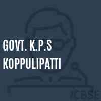 Govt. K.P.S Koppulipatti Primary School Logo