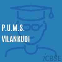 P.U.M.S. Vilankudi Middle School Logo
