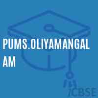 Pums.Oliyamangalam Middle School Logo