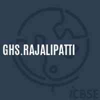 Ghs.Rajalipatti Secondary School Logo