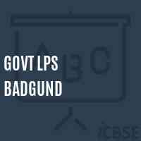Govt Lps Badgund Primary School Logo