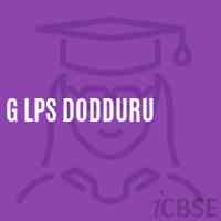 G Lps Dodduru Primary School Logo