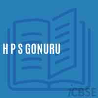 H P S Gonuru Middle School Logo