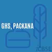 Ghs, Packana Secondary School Logo