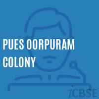 Pues Oorpuram Colony Primary School Logo