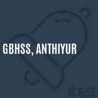 Gbhss, Anthiyur High School Logo