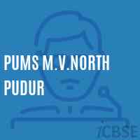 Pums M.V.North Pudur Middle School Logo