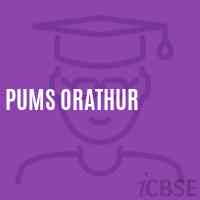 Pums Orathur Middle School Logo