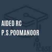 Aided Rc P.S.Poomanoor Primary School Logo