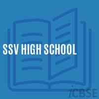 Ssv High School Logo