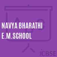 Navya Bharathi E.M.School Logo