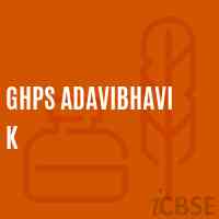 Ghps Adavibhavi K Middle School Logo