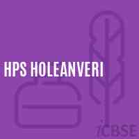 Hps Holeanveri Middle School Logo