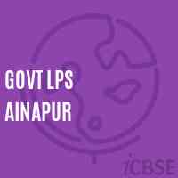 Govt Lps Ainapur Primary School Logo