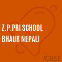 Z.P.Pri School Bhaur Nepali Logo