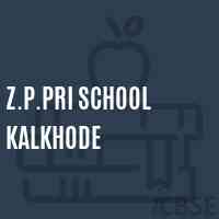 Z.P.Pri School Kalkhode Logo
