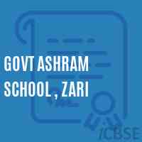 Govt Ashram School , Zari Logo
