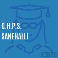 G.H.P.S. Sanehalli Middle School Logo