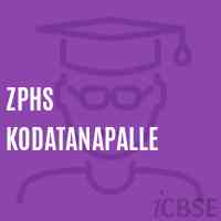 Zphs Kodatanapalle Secondary School Logo