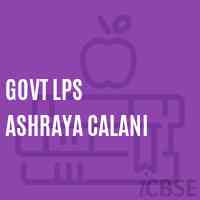 Govt Lps Ashraya Calani Primary School Logo