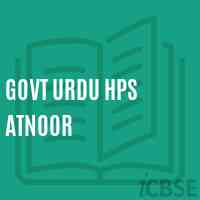 Govt Urdu Hps Atnoor Middle School Logo