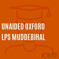 Unaided Oxford Lps Muddebihal Middle School Logo