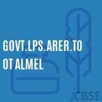 Govt.Lps.Arer.Toot Almel Primary School Logo