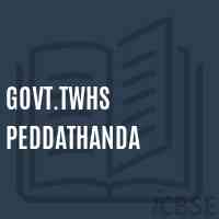 Govt.Twhs Peddathanda Secondary School Logo