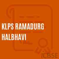 Klps Ramadurg Halbhavi Primary School Logo
