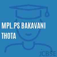 Mpl.Ps Bakavani Thota Primary School Logo