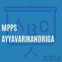 Mpps Ayyavarikandriga Primary School Logo