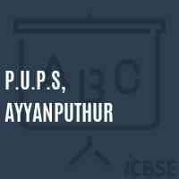 P.U.P.S, Ayyanputhur Primary School Logo