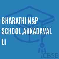 Bharathi N&p School,Akkadavalli Logo