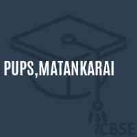Pups,Matankarai Primary School Logo