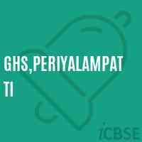 Ghs,Periyalampatti Secondary School Logo