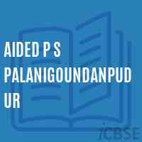 Aided P S Palanigoundanpudur Primary School Logo