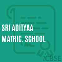 Sri Adityaa Matric. School Logo