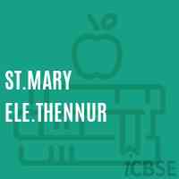 St.Mary Ele.Thennur Primary School Logo