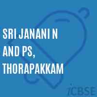 Sri Janani N and PS, Thorapakkam Primary School Logo