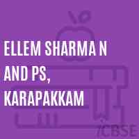 Ellem Sharma N and PS, Karapakkam Primary School Logo