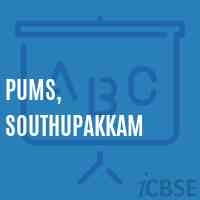 PUMS, Southupakkam Middle School Logo