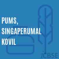 PUMS, Singaperumal Kovil Middle School Logo