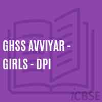 Ghss Avviyar - Girls - Dpi High School Logo