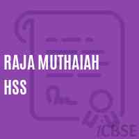 Raja Muthaiah Hss High School Logo
