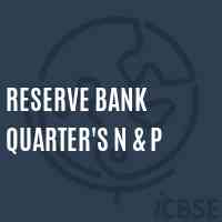 Reserve Bank Quarter'S N & P Primary School Logo