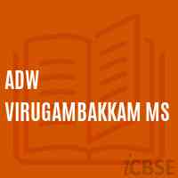 Adw Virugambakkam Ms Middle School Logo