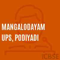 Mangalodayam Ups, Podiyadi Upper Primary School Logo