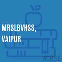 Mrslbvhss, Vaipur Senior Secondary School Logo