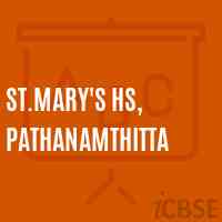 St.Mary'S Hs, Pathanamthitta Secondary School Logo